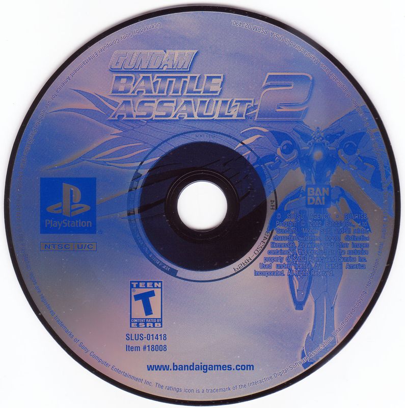 Media for Gundam Battle Assault 2 (PlayStation)