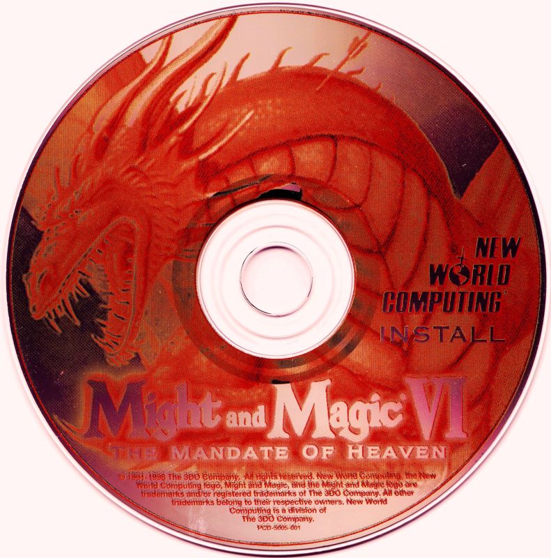 Media for Might and Magic VI: The Mandate of Heaven (Windows): Disc 1/2