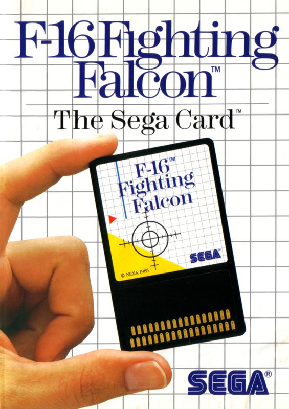 Front Cover for F16 Fighting Falcon (SEGA Master System)