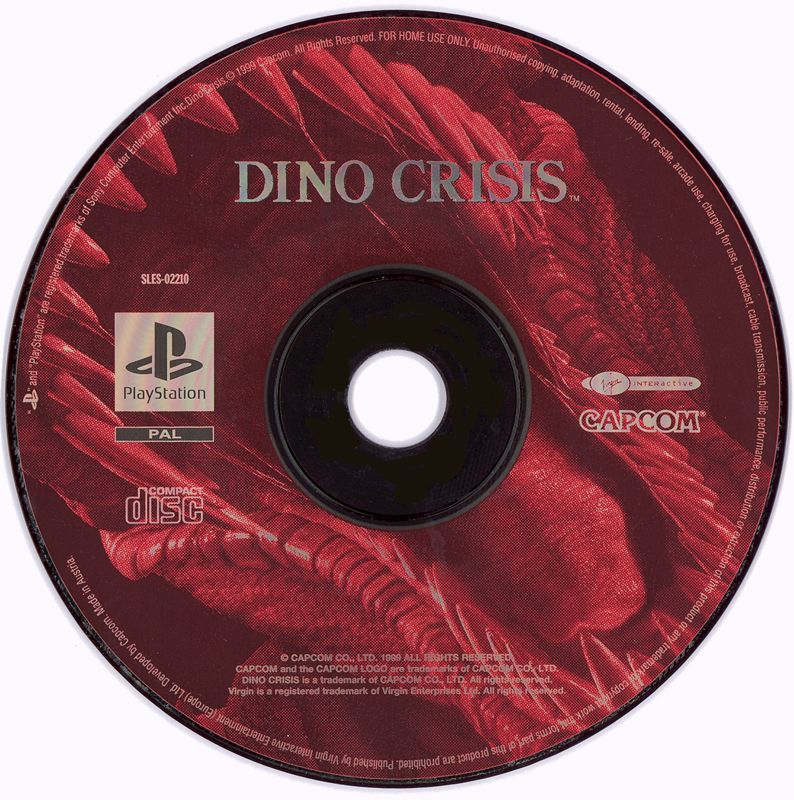 Dino Crisis cover or packaging material - MobyGames