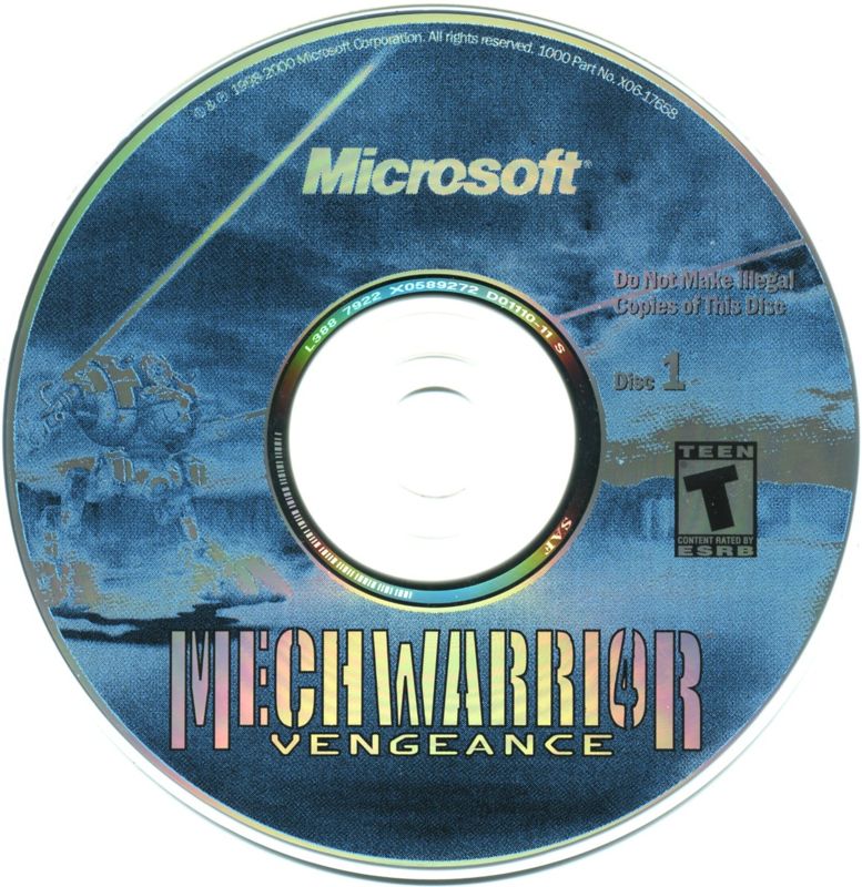Media for MechWarrior 4: Vengeance (Windows): Disc 1