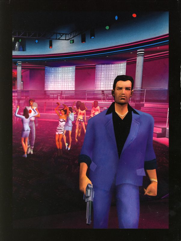 Inside Cover for Grand Theft Auto: Vice City (Windows): Digipak - Back