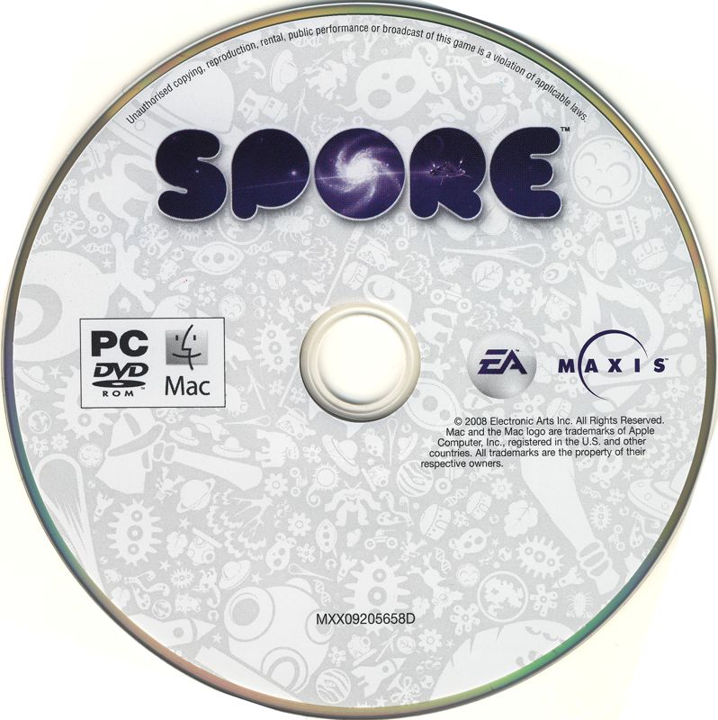 Media for Spore (Macintosh and Windows)