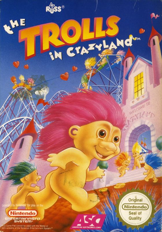 Front Cover for The Trolls in Crazyland (NES)