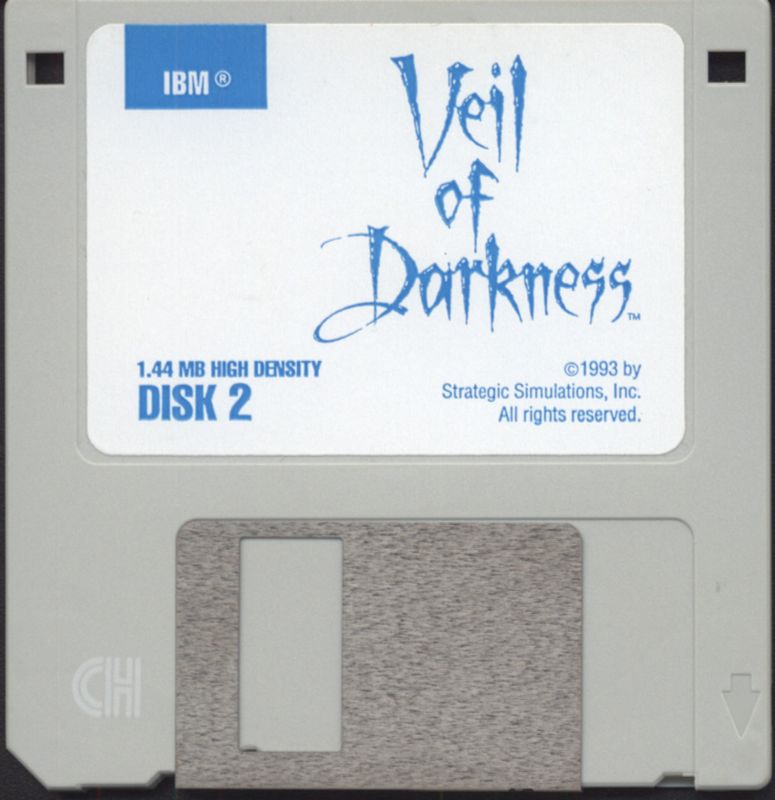 Media for Veil of Darkness (DOS): Disk 2