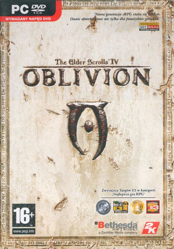 Other for The Elder Scrolls IV: Oblivion (Windows): Keep Case - Front