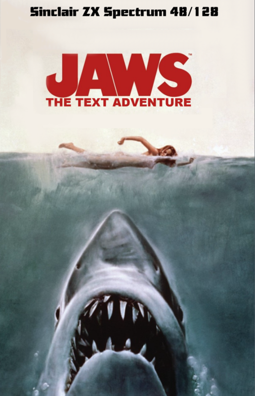 Front Cover for Jaws: The Text Adventure (ZX Spectrum) (Original version): (original version)