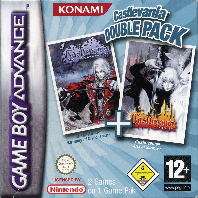 Front Cover for Castlevania: Double Pack (Game Boy Advance)