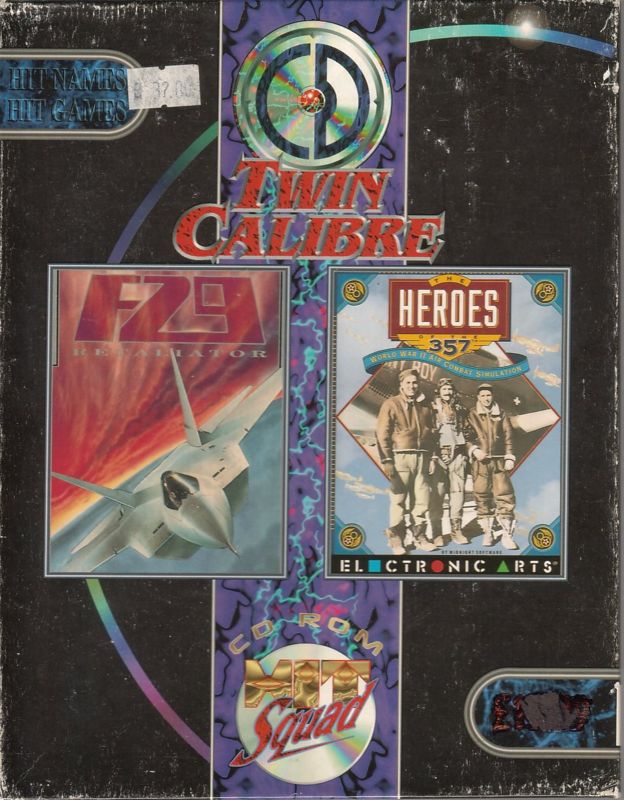 Front Cover for Twin Calibre: F29 Retaliator + Heroes of the 357th (DOS)