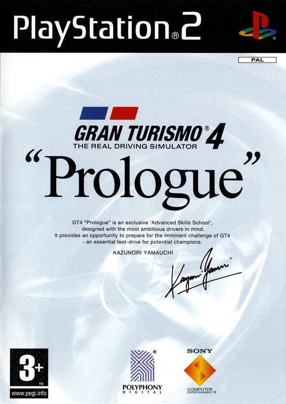 Front Cover for Gran Turismo 4: "Prologue" (PlayStation 2)