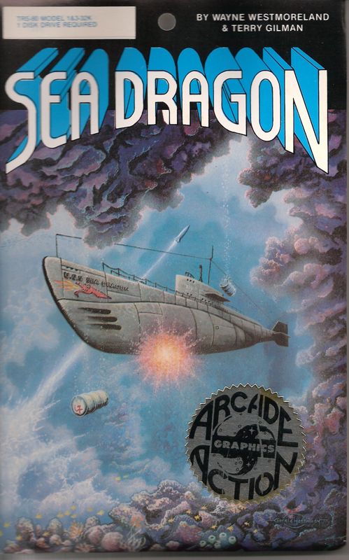 Front Cover for Sea Dragon (TRS-80)