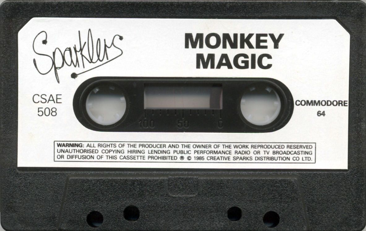 Media for Monkey Magic (Commodore 64)