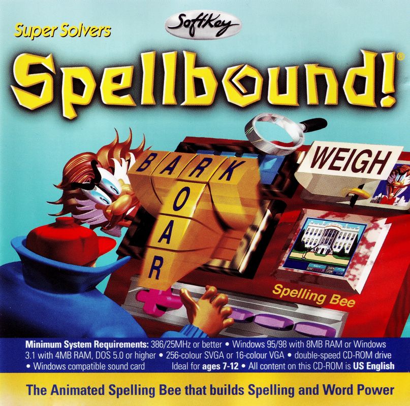 Front Cover for Super Solvers: Spellbound! (Windows and Windows 3.x) (PC Ace covermount)