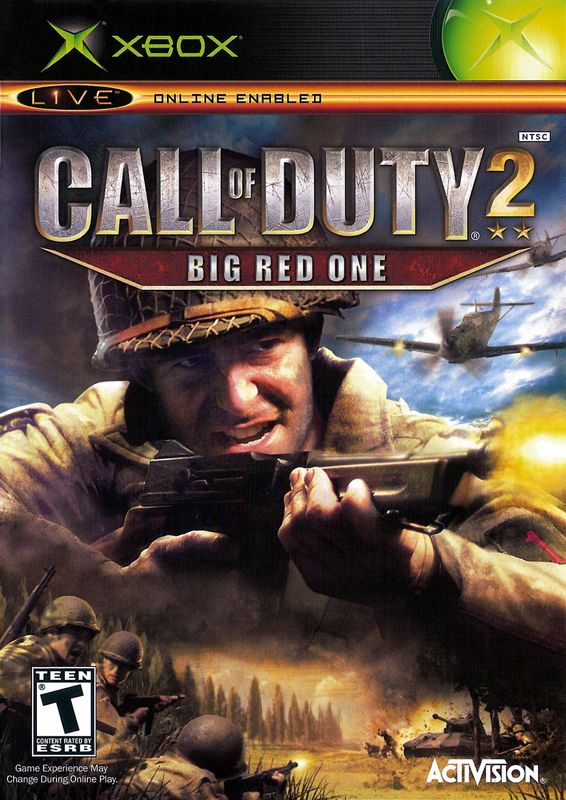 Front Cover for Call of Duty 2: Big Red One (Xbox)