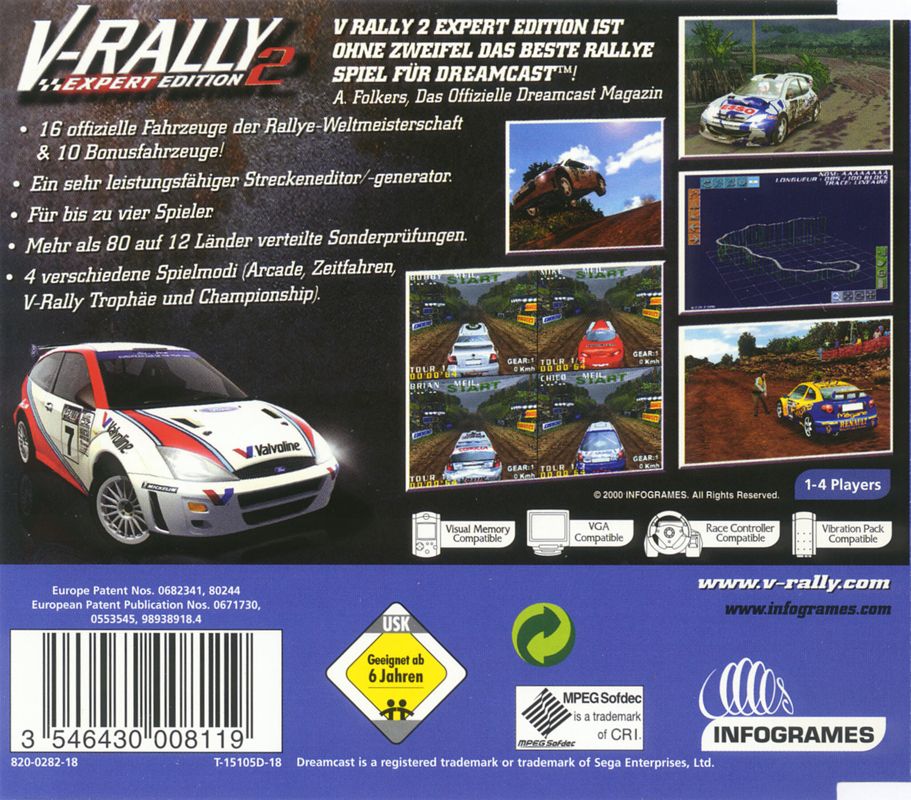 Need for Speed: V-Rally - PlayStation 1 Game - Complete