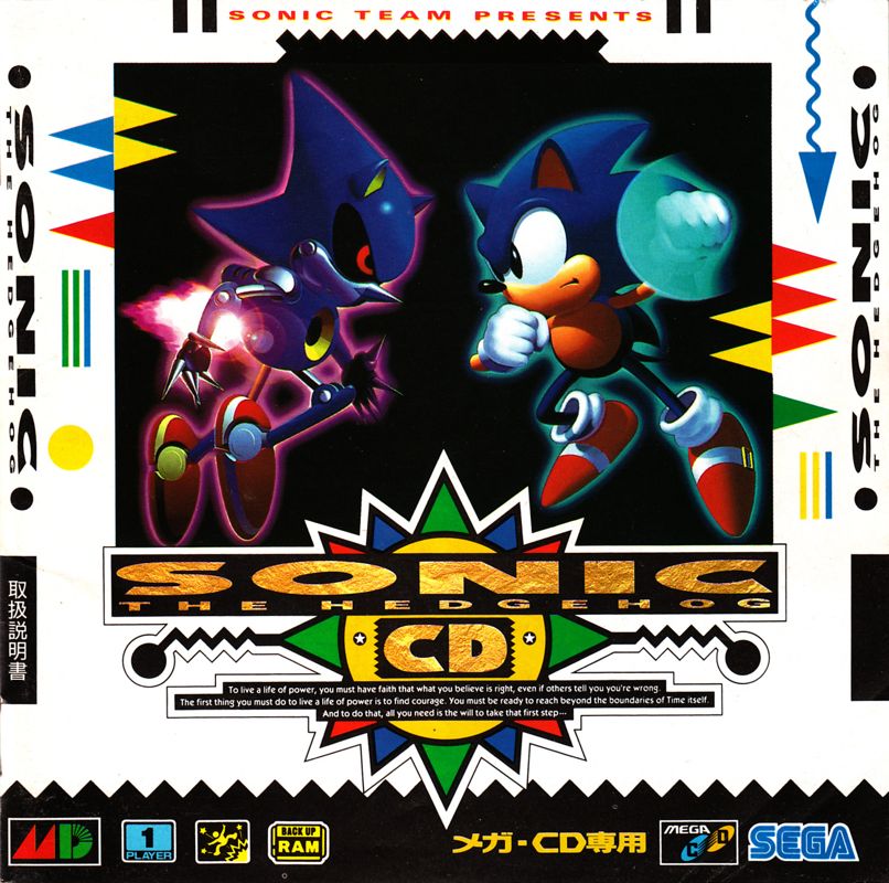 Front Cover for Sonic CD (SEGA CD)