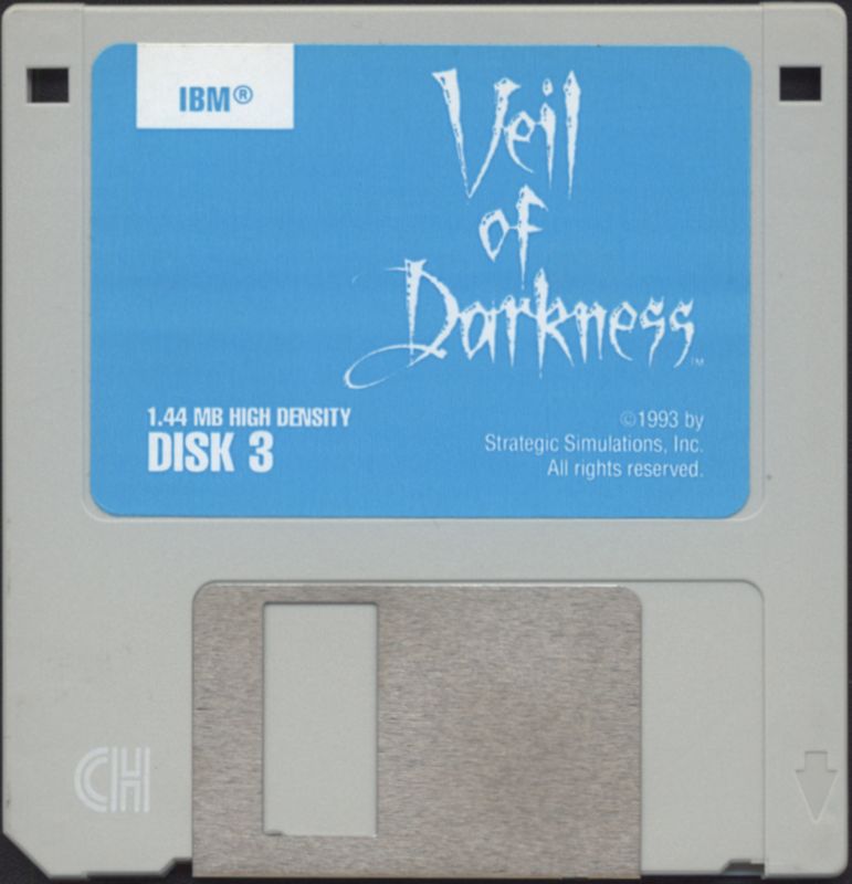 Media for Veil of Darkness (DOS): Disk 3