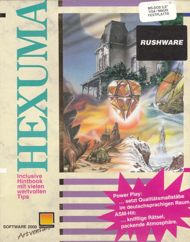 Front Cover for Hexuma: Das Auge des Kal (DOS) (Hintbook included)
