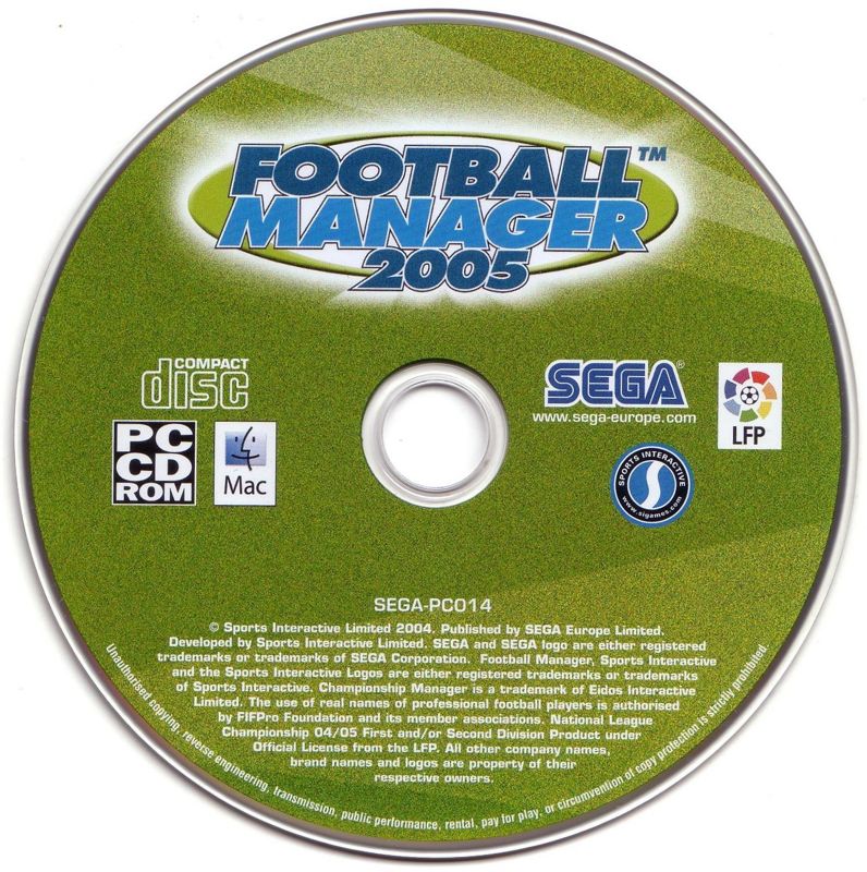 Media for Worldwide Soccer Manager 2005 (Macintosh and Windows)