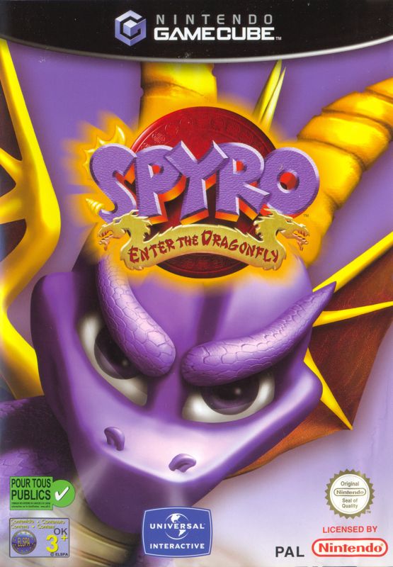 Front Cover for Spyro: Enter the Dragonfly (GameCube)