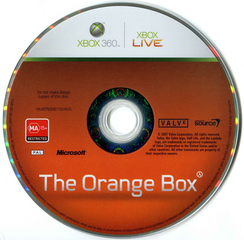 The Orange Box cover or packaging material - MobyGames