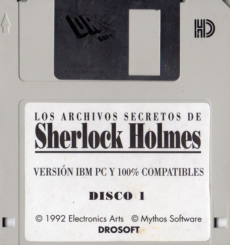 Media for The Lost Files of Sherlock Holmes (DOS): Disk 1/9