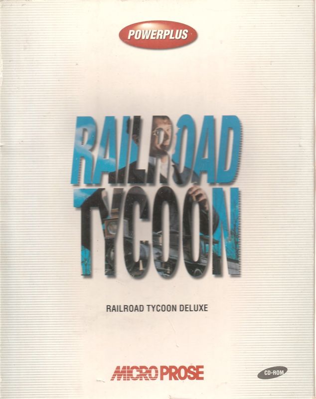 Front Cover for Sid Meier's Railroad Tycoon Deluxe (DOS) (Powerplus release)