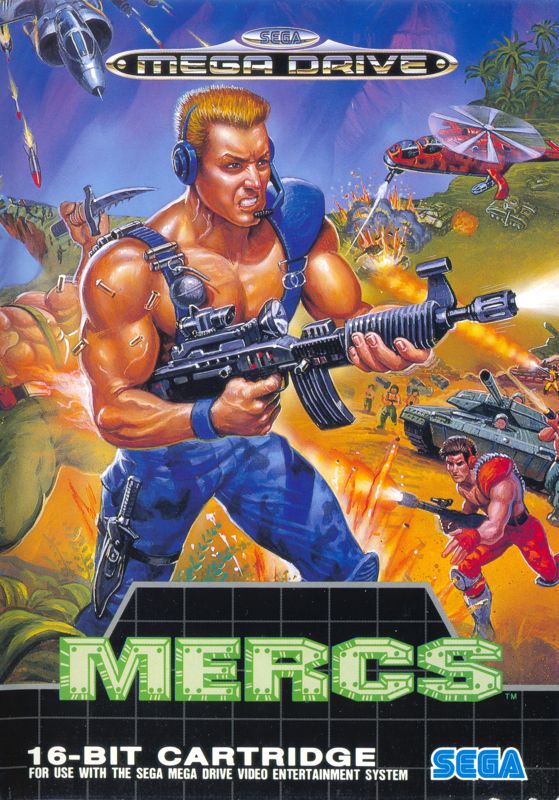 Front Cover for Mercs (Genesis)