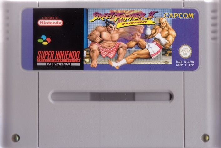 Media for Street Fighter II Turbo (SNES)