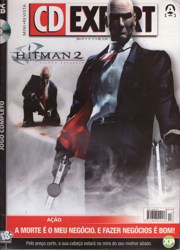 Front Cover for Hitman 2: Silent Assassin (Windows) (CD Expert Mini year 1 - number 17 covermount)