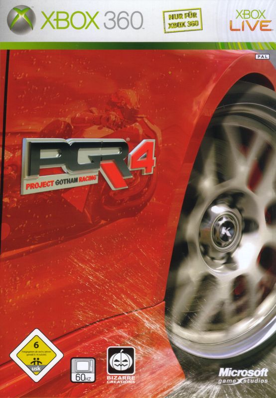 Front Cover for Project Gotham Racing 4 (Xbox 360)