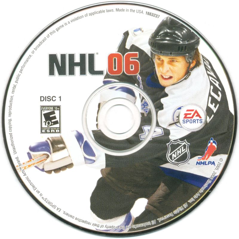 Media for EA Sports: 06 Collection (Windows): NHL 06 Disc 1/2