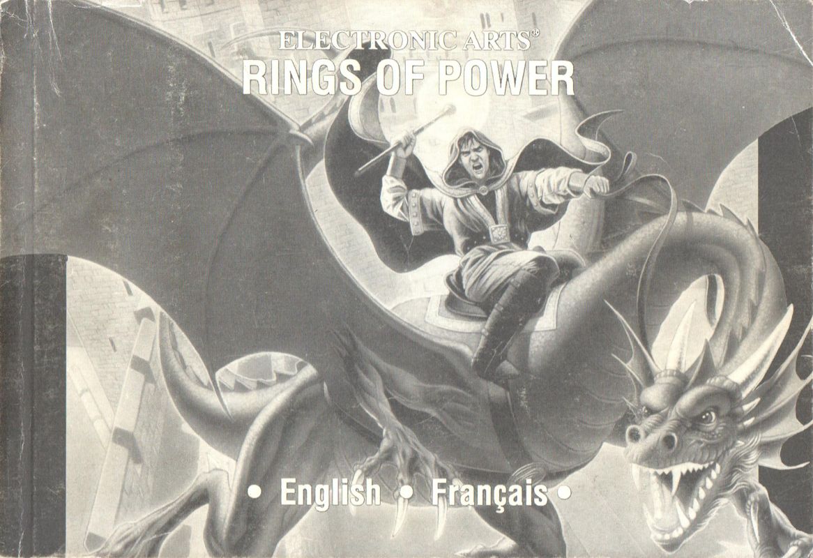 Manual for Rings of Power (Genesis): Side English and French