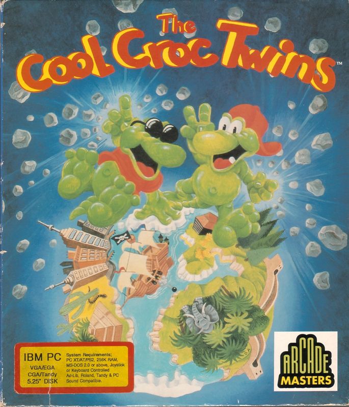 Front Cover for The Cool Croc Twins (DOS)