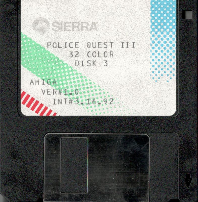 Media for Police Quest 3: The Kindred (Amiga): Disk 3