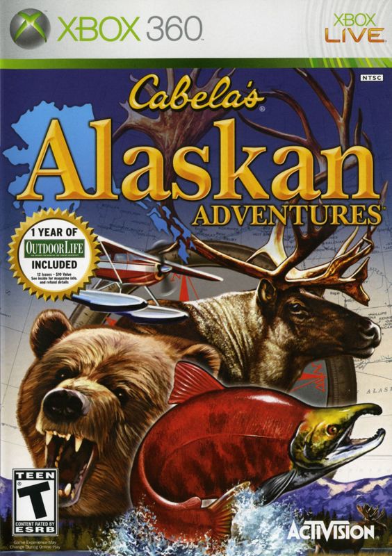 Front Cover for Cabela's Alaskan Adventures (Xbox 360)