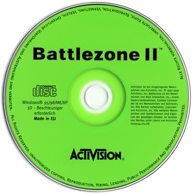 Media for Battlezone II: Combat Commander (Windows) (Green Pepper release (#125))