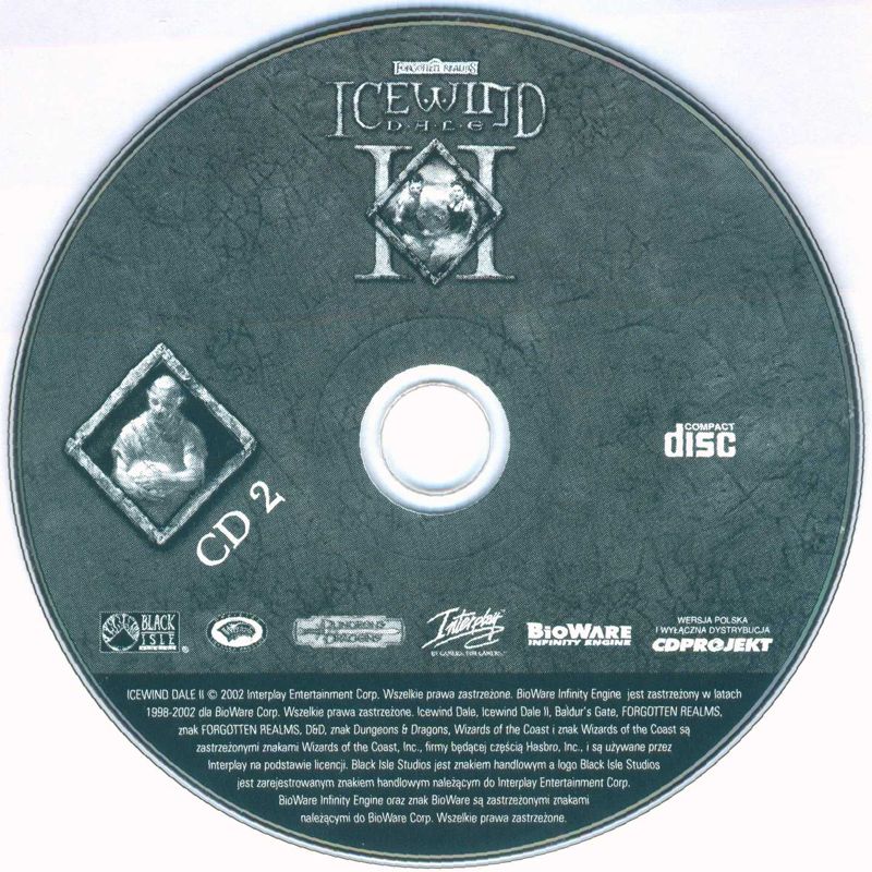 Media for Icewind Dale II (Windows): Disc 2