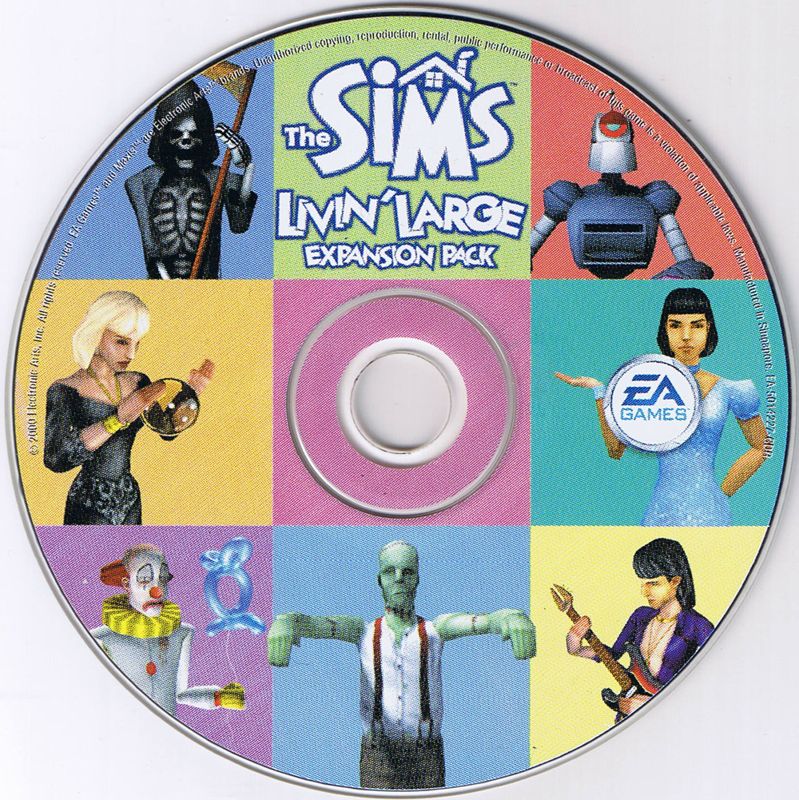 Media for The Sims: Livin' Large (Windows)