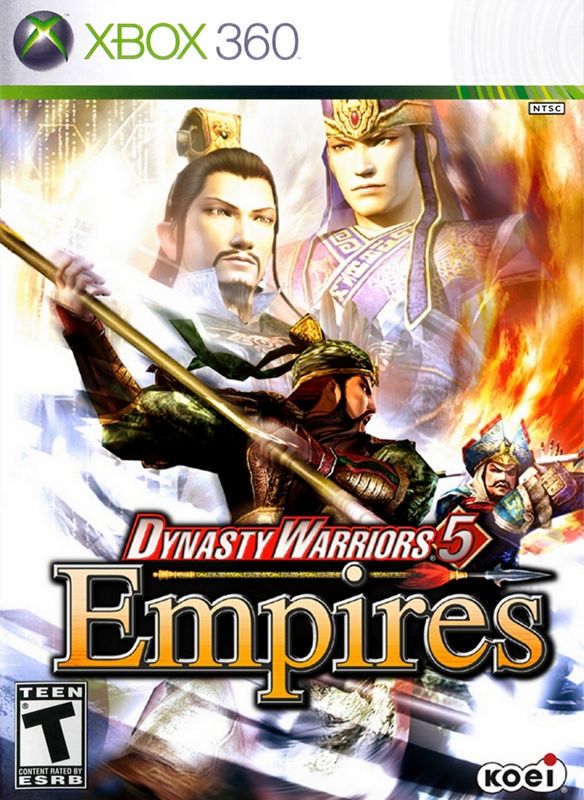 Front Cover for Dynasty Warriors 5: Empires (Xbox 360)