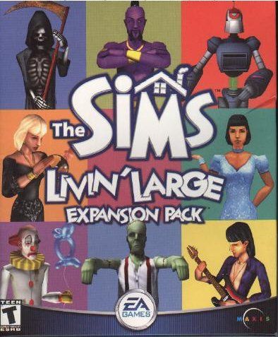 Front Cover for The Sims: Livin' Large (Windows)