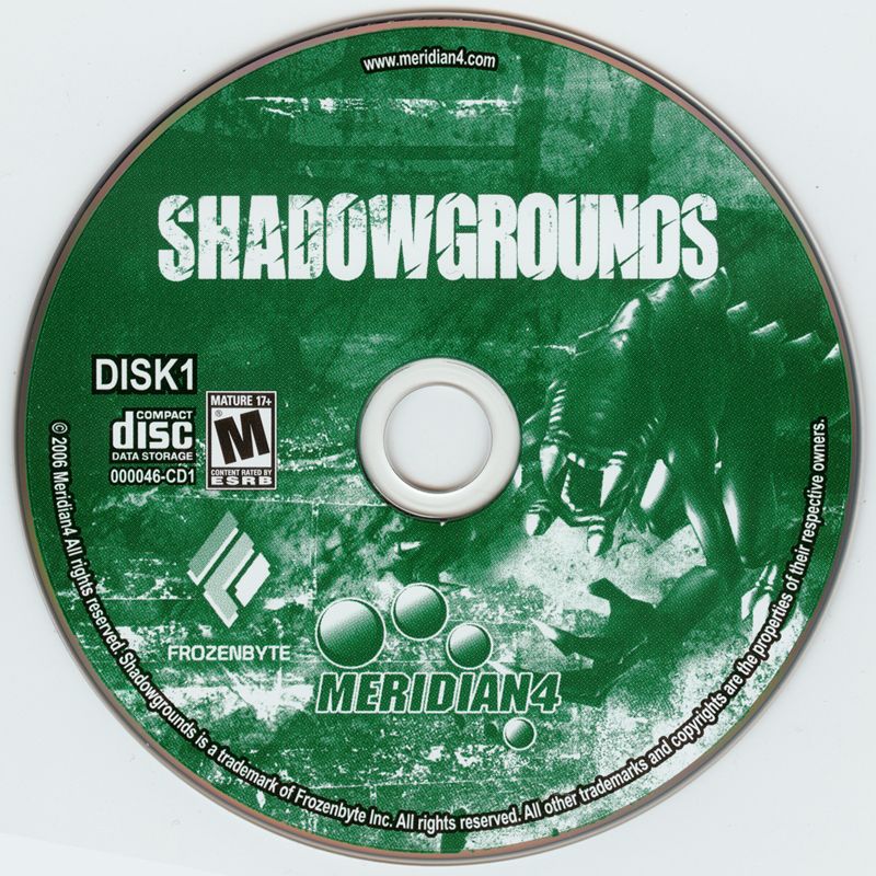 Media for Shadowgrounds (Windows) (CD release): Disc 1
