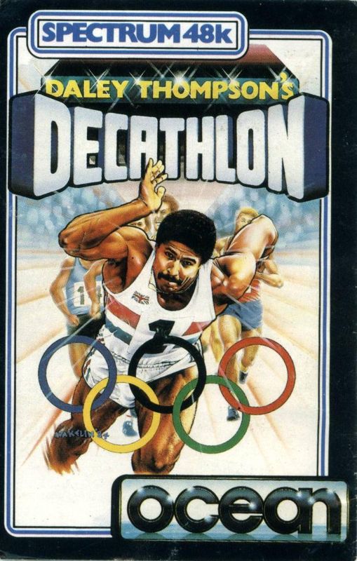 Front Cover for Daley Thompson's Decathlon (ZX Spectrum)