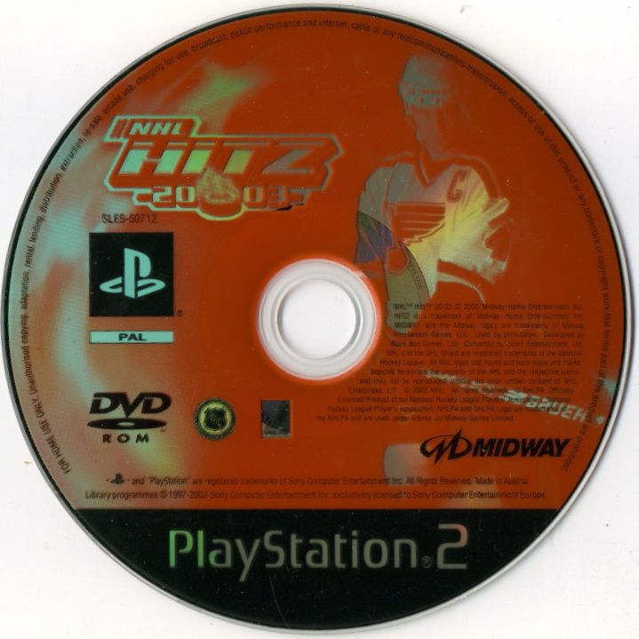 Media for NHL Hitz 20-03 (PlayStation 2)