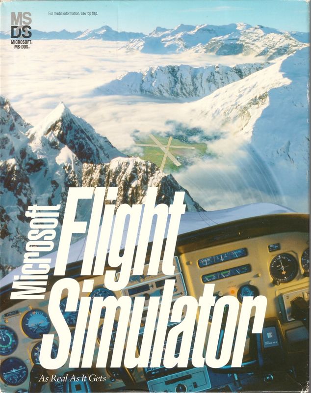 Front Cover for Microsoft Flight Simulator (v5.0) (DOS)