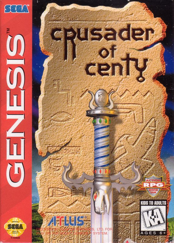Front Cover for Crusader of Centy (Genesis)