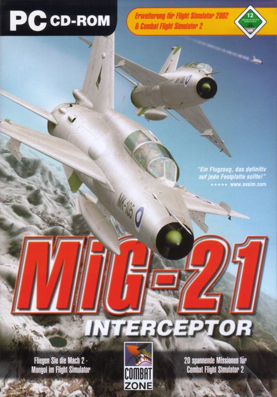 Front Cover for MiG-21 Interceptor (Windows)