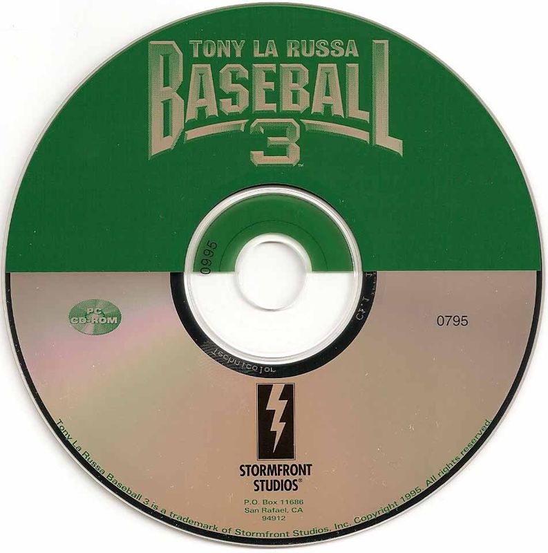Media for Tony La Russa Baseball 3 (DOS)