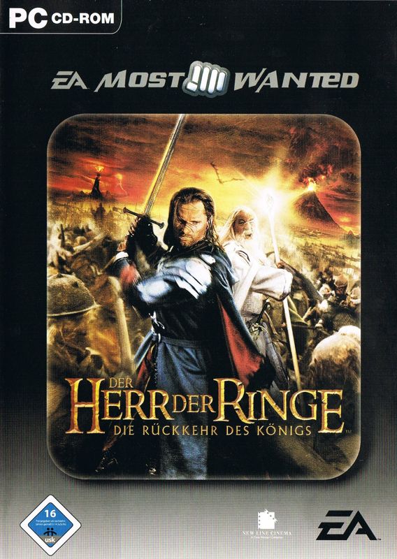 Front Cover for The Lord of the Rings: The Return of the King (Windows) (EA Most Wanted release)