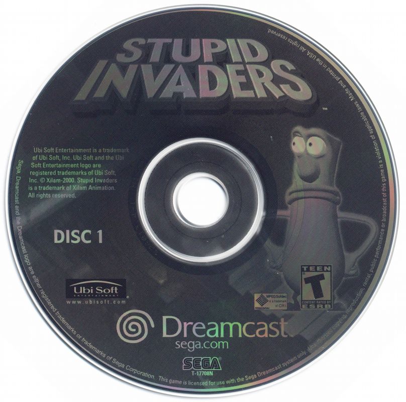 Media for Stupid Invaders (Dreamcast): Disc 1